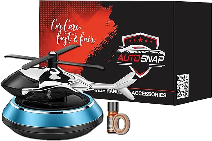 Solar Helicopter Car Air Freshener