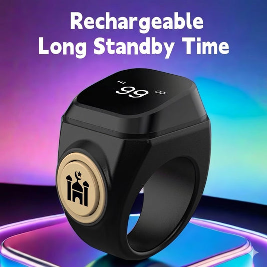Smart Zikr Ring – Digital Tasbeeh Counter I  خاتم الذكر الذكي – عداد تسبيح رقمي